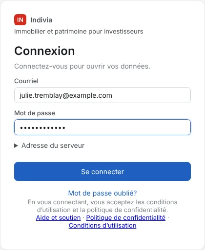 Connectez-vous