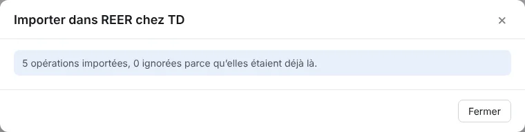 C’est fait