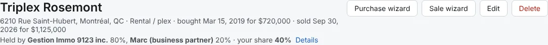 Click Sale wizard