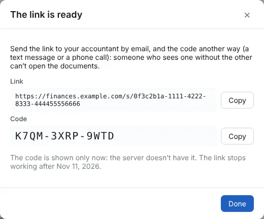 Make the link